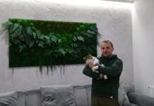 Недешеве задоволення на багато років: у Дніпрі художник створює мохові картини