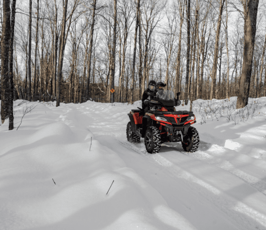 Чем инетерсно зимнее катание на квадроциклах